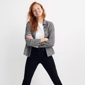 Madewell Flannel Bromley Ronan Plaid Button Down Shirt Jacket